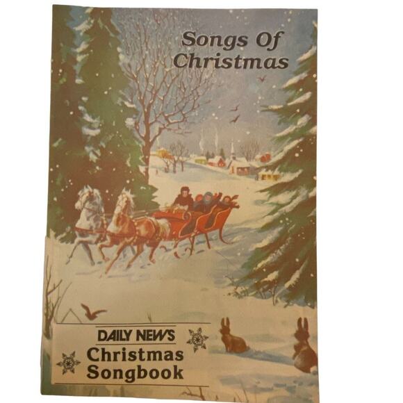 Songs of Christmas Songbook Sheet Music from Estherville Daily News 1978 - Picture 1 of 6